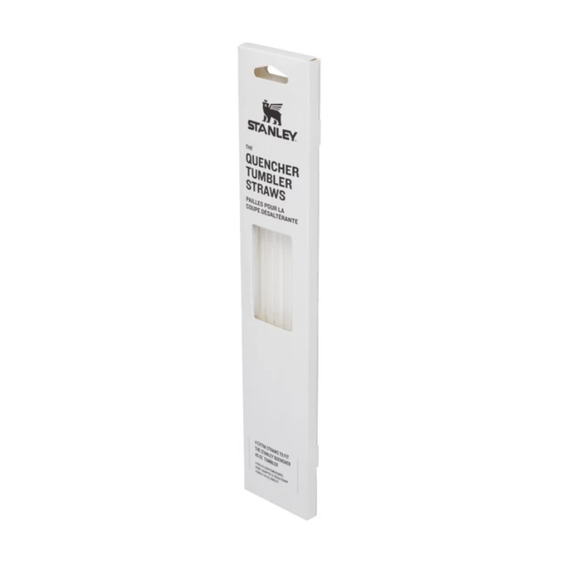 STANLEY šiaudelių rinkinys (4 vnt.) The Quencher Travel Tumbler 1,18L, permatomi, daugkartiniai, be BPA