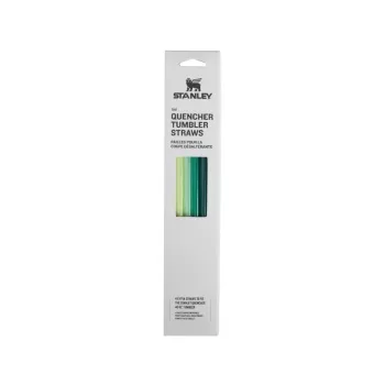 STANLEY šiaudelių rinkinys (4 vnt.) The Quencher Travel Tumbler 1,18L - žalias