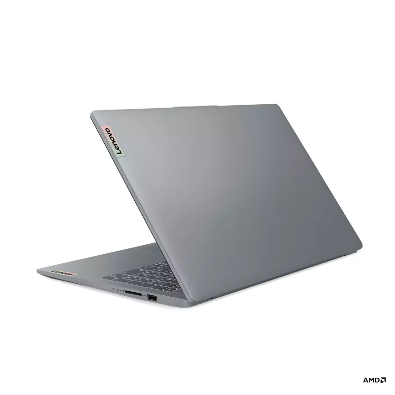 Lenovo IdeaPad Slim 3 15AMN8 15,6 colio Full HD IPS nešiojamas kompiuteris - AMD Ryzen 5, 16GB RAM, 512GB SSD, AMD Radeon 610M, Wi-Fi 6, Arctic Grey