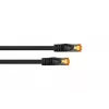 Kabelmeister Cat.7 S/FTP tinklo kabelis RJ45, TPE be halogenų, juodas, 15m
