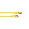 Kabelmeister Cat.7 S/FTP tinklo kabelis, 3m, geltonas, TPE apvalkalas, be halogenų, 10 Gbps
