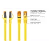 Kabelmeister Cat.7 S/FTP tinklo kabelis, 3m, geltonas, TPE apvalkalas, be halogenų, 10 Gbps
