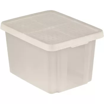 CURVER Essentials 26L permatoma laikymo dėžė su dangčiu, sudedama ir įdedama, 44x34x27 cm