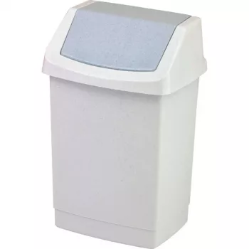 Curver Click-it šiukšliadėžė su pedalais 15L, pilka