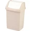 CURVER Click-it šiukšlių dėžė su pedalais 25L smėlio spalvos 32,5x26,5x50,5cm