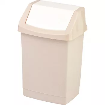 CURVER Click-it šiukšlių dėžė su pedalais 25L smėlio spalvos 32,5x26,5x50,5cm