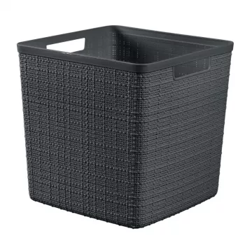 CURVER Jutos pintinė Square 17L 28x28x27cm Tamsiai pilka