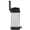 CURVER Metallic Pedal Bin Deco Bin Duo 10+18L Silver