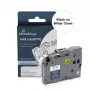 MediaRange suderinama Brother TZ-FX231/TZe-FX231 lanksti ID etikečių juosta 12mm 8m juoda ant baltos