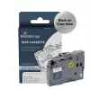 MediaRange etikečių juostos kasetė Brother TZ-111/TZe-111, 6mm, 8m, juoda permatomame fone
