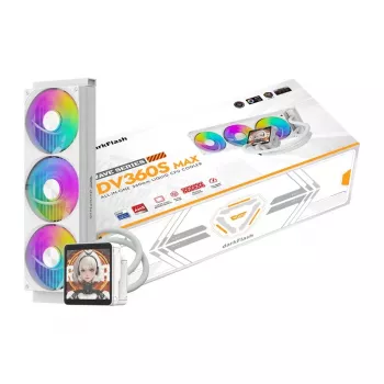 DarkFlash DV360S MAX White 360mm ARGB AIO skysčių aušintuvas