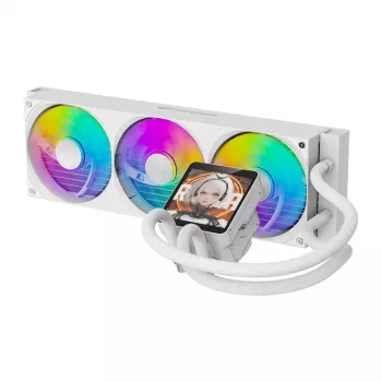 DarkFlash DV360S MAX White 360mm ARGB AIO skysčių aušintuvas