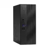 ASRock DeskSlim B760 Mini kompiuteris Barebone - Intel B760, LGA1700, DDR4 SO-DIMM, 2x M.2 PCIe Gen4, HDMI 2.1, DP 1.4, VGA, USB-C, Gigabit LAN, 1,92L, juodas