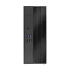 ASRock DeskSlim B760 Mini kompiuteris Barebone - Intel B760, LGA1700, DDR4 SO-DIMM, 2x M.2 PCIe Gen4, HDMI 2.1, DP 1.4, VGA, USB-C, Gigabit LAN, 1,92L, juodas
