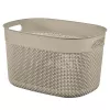 CURVER Filo L laikymo krepšys 18L 38x28x22cm smėlio spalvos pintos išvaizdos