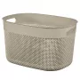 CURVER Filo L laikymo krepšys 18L 38x28x22cm smėlio spalvos pintos išvaizdos