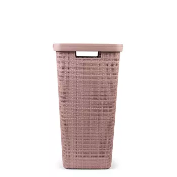 CURVER Skalbinių dėžė Jute 58L Pink 43x34x60cm