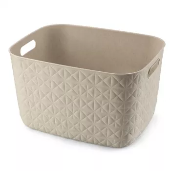 CURVER Softex didelė laikymo pintinė 19L Chalk White