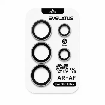 Evelatus Samsung Galaxy S26 Ultra fotoaparato lęšių apsauga Armor Black