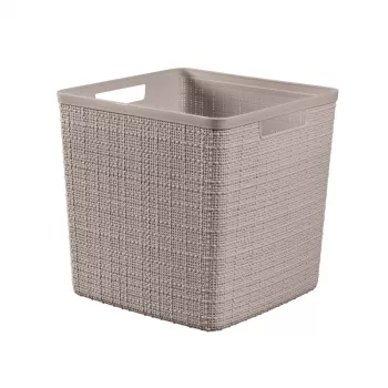 CURVER Jutos pintinė kvadratinė 17L 28x28x27cm smėlio spalvos