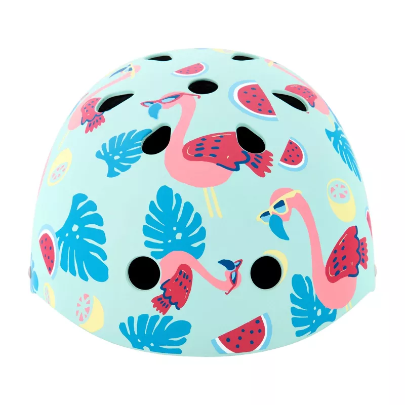 Hornit Flamingo vaikiškas dviračių šalmas M (53-58cm) su galiniu LED apšvietimu FLS931