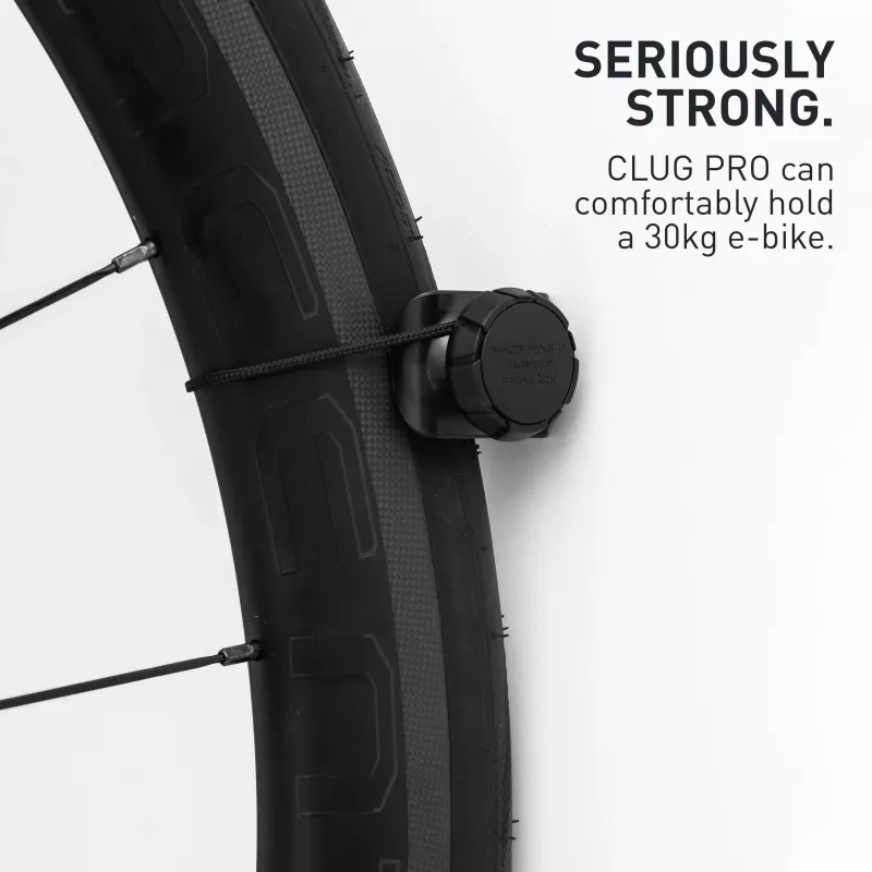 Hornit CLUG PRO Roadie Black S 7761RCP - 23mm-32mm (1-1.25) dviračio laikiklis