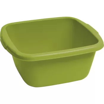 CURVER Square Bowl 14L Green - BPA-free polipropileno maišymo ir patiekimo dubuo, tinka plauti indaplovėje