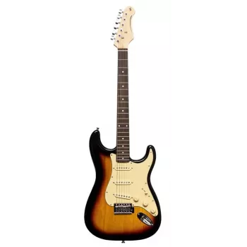 Stagg SES-30 SNB elektrinė gitara – Sunburst
