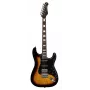 Stagg SES-60 SNB elektrinė gitara - Sonic Blue, SSS garso davikliai, alksnio korpusas