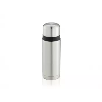 LEIFHEIT Thermos Coco 0,75L vakuuminė termostermosas, nerūdijančio plieno su stiklo vidumi, sidabrinis