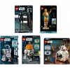 LEGO Star Wars droidų rinkinys (BB-8, R2-D2, BB-9E) – valdomi išmaniąja programėle