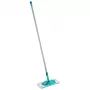 LEIFHEIT POWER CLEAN M Micro Duo plokščioji šluostė su teleskopiniu kotu, 33cm, žalia/balta/pilka