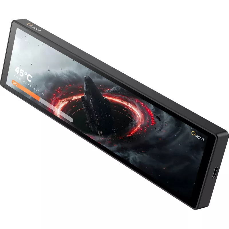 OCYPUS Sigma ES916 9,16 colio IPS WUXGA monitorius su Mini HDMI ir USB-C maitinimu, juodas