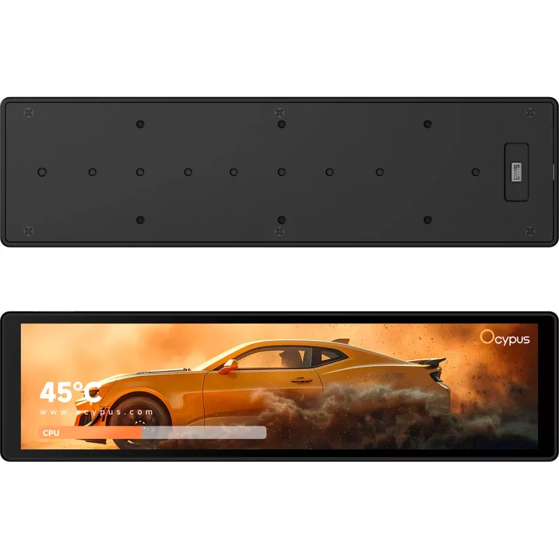 OCYPUS Sigma ES916 9,16 colio IPS WUXGA monitorius su Mini HDMI ir USB-C maitinimu, juodas