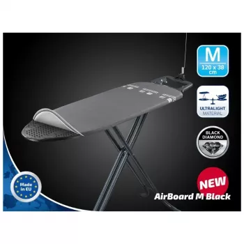 LEIFHEIT Air Board M lyginimo lenta, Thermo-Reflect, juoda, 120 x 38 cm
