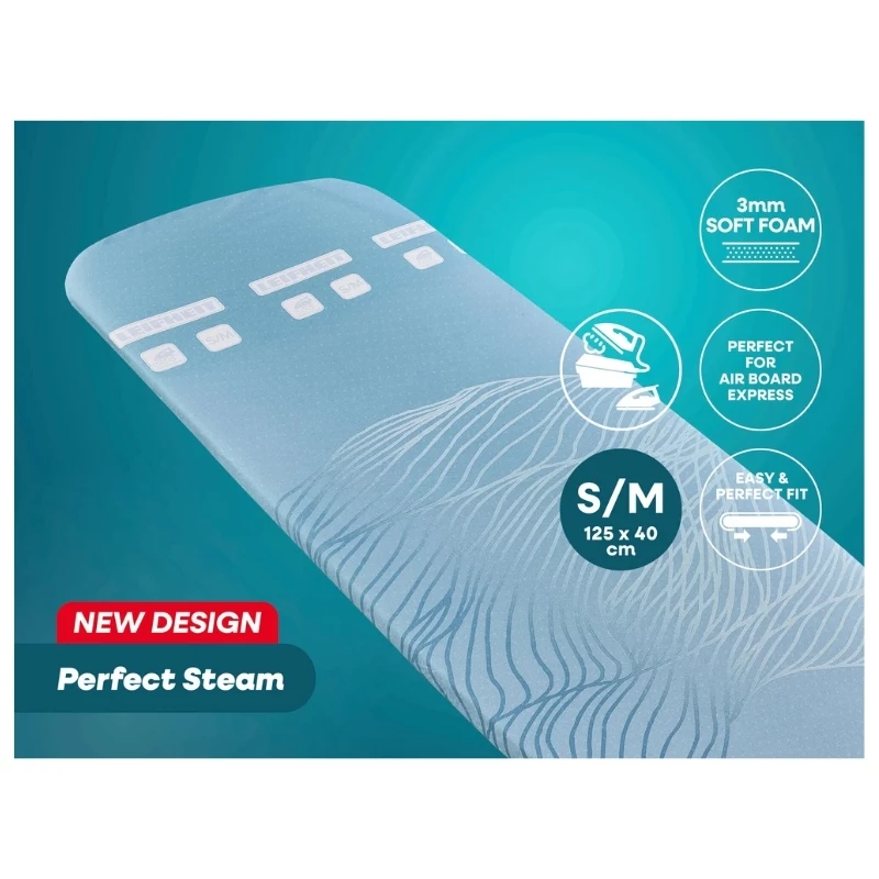 LEIFHEIT lyginimo lentos užvalkalas Perfect Steam Air Board Express S/M 125x40cm