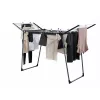 LEIFHEIT Pegasus 180 Solid Black skėtinė drabužių džiovykla, 18 m talpa, sulankstoma, nerūdijanti, vidaus/lauko