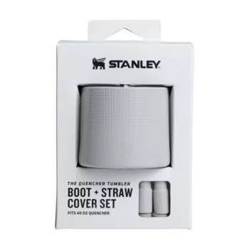 STANLEY The Quencher Boot + Straw Topper 1,18L šviesiai pilkas