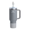 STANLEY The Quencher Boot + Straw Topper 1,18L šviesiai pilkas