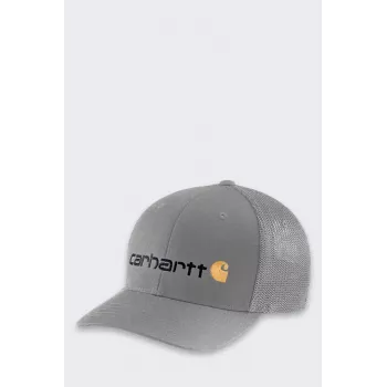 Carhartt Rugged Flex Oakland Cap Asphalt – tampri medvilnė beisbolo kepurė su FastDry prakaito juosta