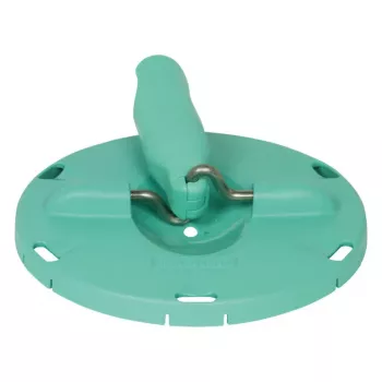 LEIFHEIT Basic Clean Twist Mop sistema su sukamuoju gręžtuvu, teleskopine rankena, mikropluošto plokščia mopa, 20L kibiru, balta/turkio spalvos