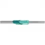 LEIFHEIT Clean Twist Set sukimosi mopas su kibiru – mikropluošto plokščiasis mopas, teleskopinė rankena, 33 cm galvutė, 20 L kibiras, turkio/pilka