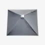 LEIFHEIT Roof LinoProtect 400 skėtinė drabužių džiovykla su apsauginiu stogu, 40 m džiovinimo ilgis, 4 virvės, aliuminio rėmas, sidabrinė/pilka