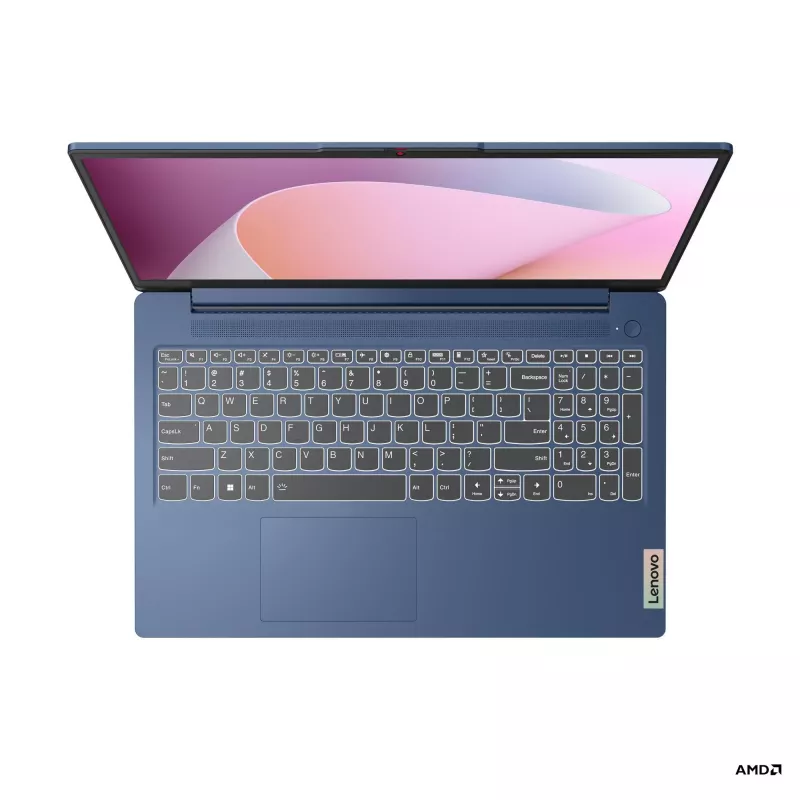 Lenovo IdeaPad Slim 3 15,6 colio nešiojamas kompiuteris - AMD Ryzen 5 4500U, 16GB RAM, 512GB SSD, Full HD IPS, klaviatūra su apšvietimu, Windows 11 Home, Arctic Grey