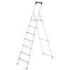 Hailo L40 StandardLine 4 pakopų aliuminės kopėčios su apsauginiu turėklu, 150 kg, EN 131
