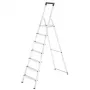 Hailo L40 StandardLine 4 pakopų aliuminės kopėčios su apsauginiu turėklu, 150 kg, EN 131