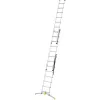 HAILO Kombinuotos kopėčios HobbyLOT aliumininės 2x8 + 1x9 laipteliai