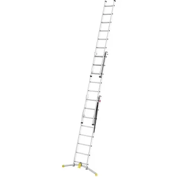 HAILO Kombinuotos kopėčios HobbyLOT aliumininės 2x8 + 1x9 laipteliai
