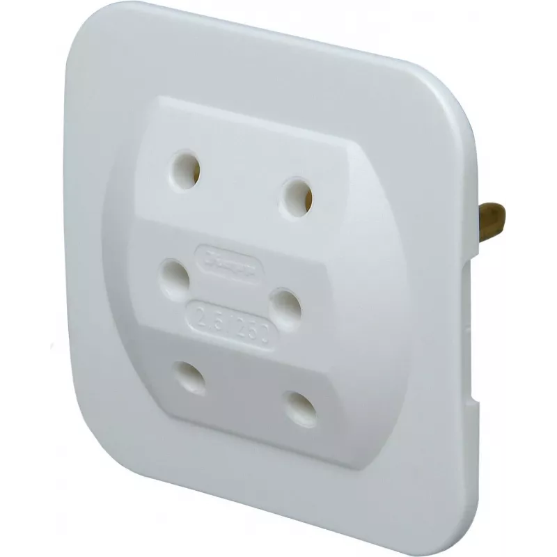 Kopp 174902005 Euro šakutė Type C, balta, 2.5 A, 250 V, varžtiniai gnybtai, savaiminis surinkimas