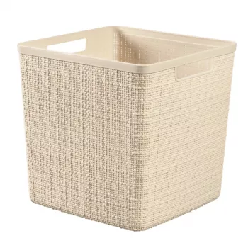 CURVER Jutos pintinė Square 17L 28x28x27 cm Cream